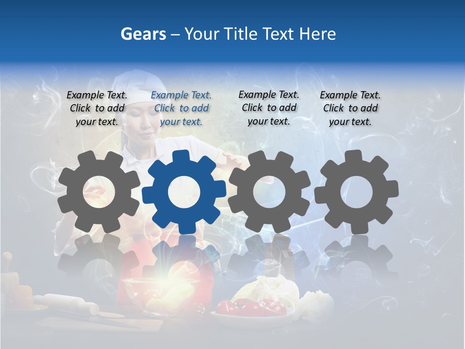 Bowl Young Witch PowerPoint Template