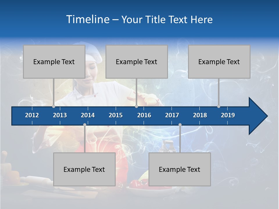 Bowl Young Witch PowerPoint Template
