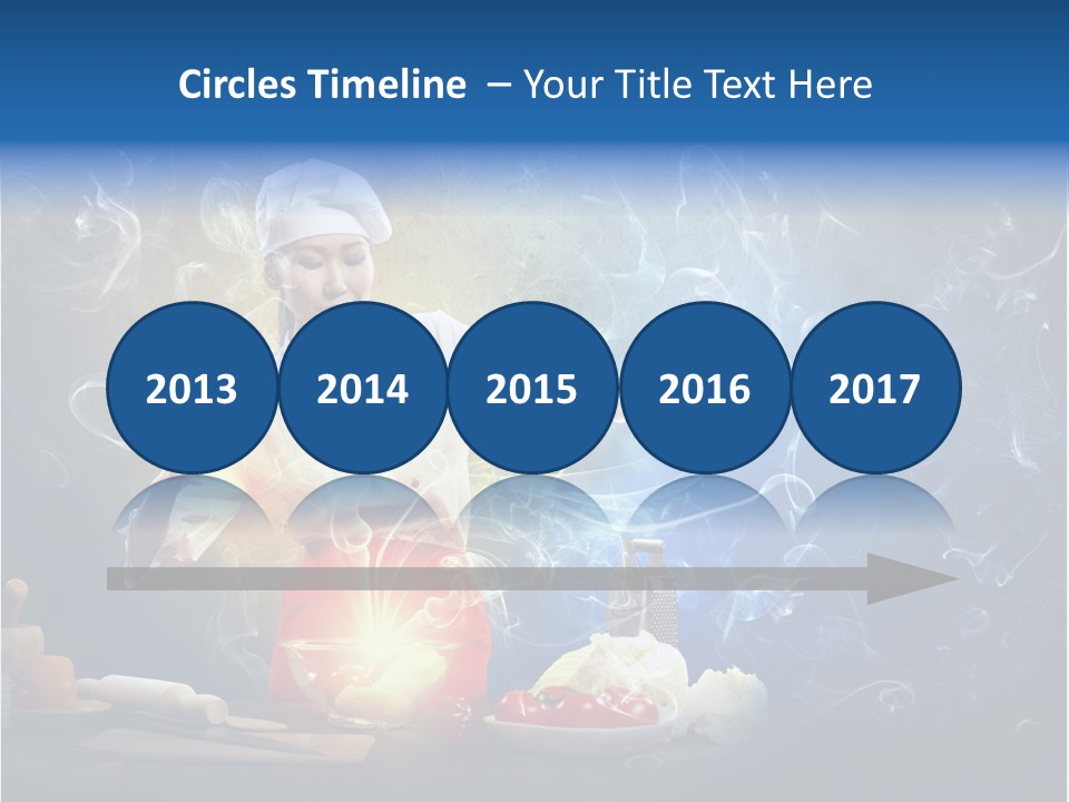 Bowl Young Witch PowerPoint Template