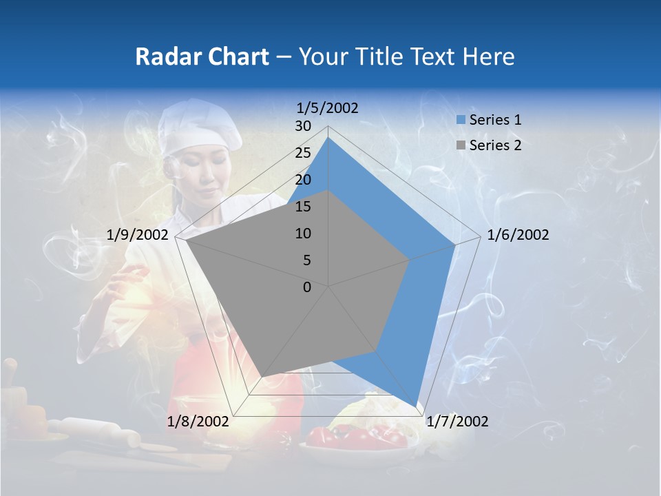 Bowl Young Witch PowerPoint Template