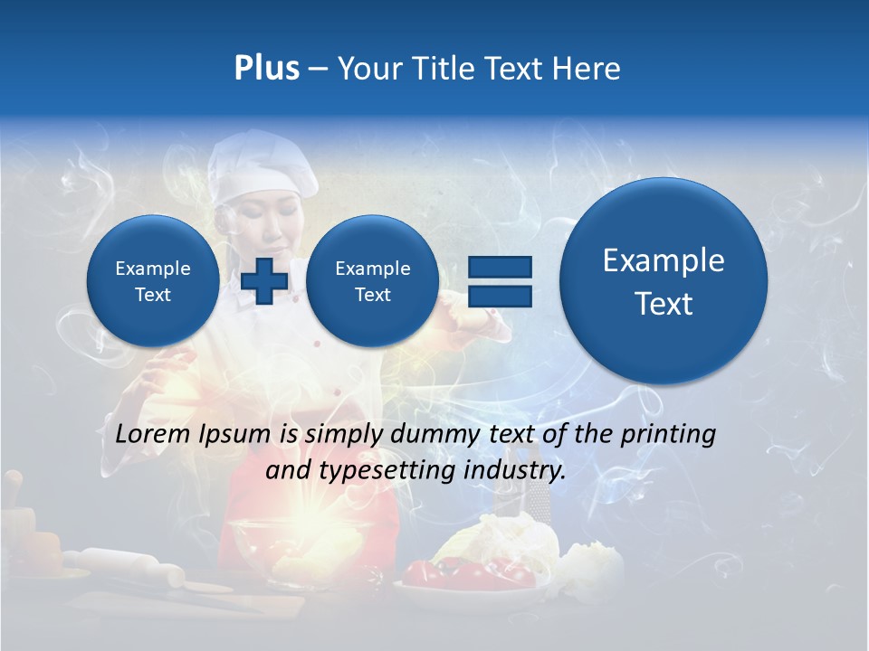 Bowl Young Witch PowerPoint Template