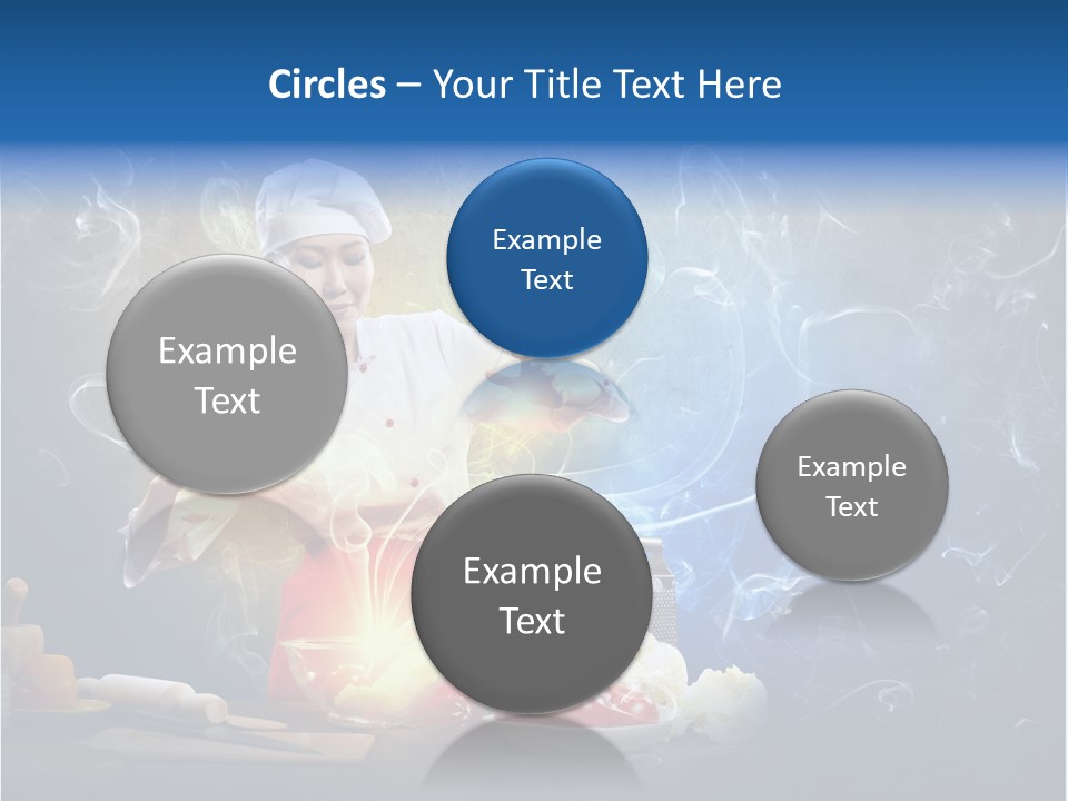 Bowl Young Witch PowerPoint Template