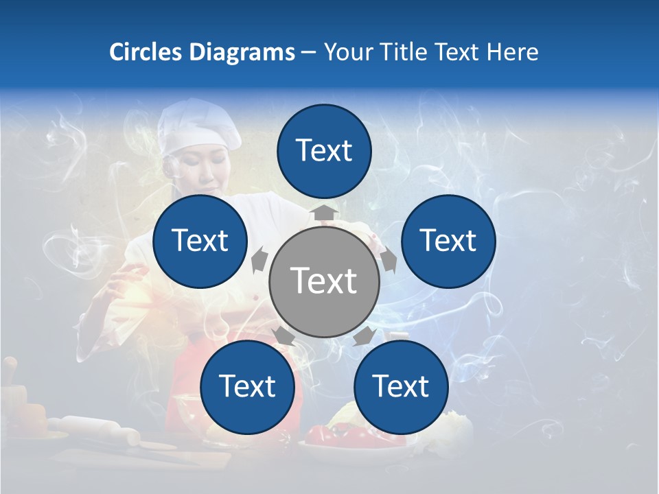 Bowl Young Witch PowerPoint Template