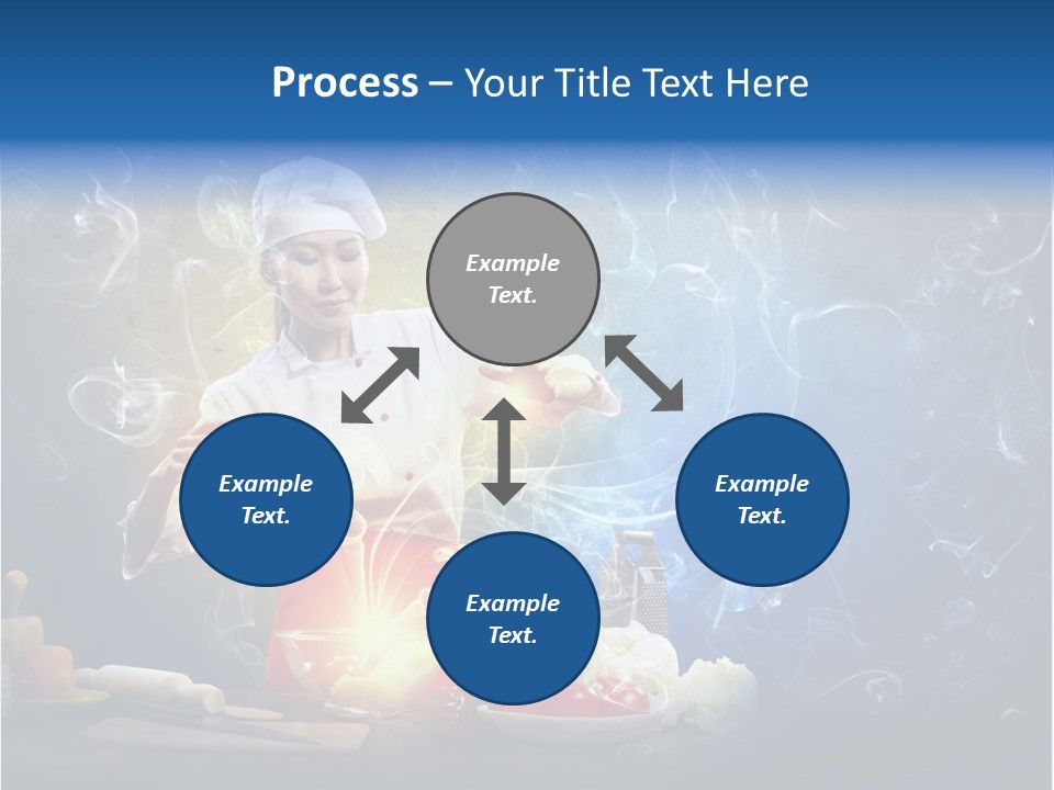 Bowl Young Witch PowerPoint Template