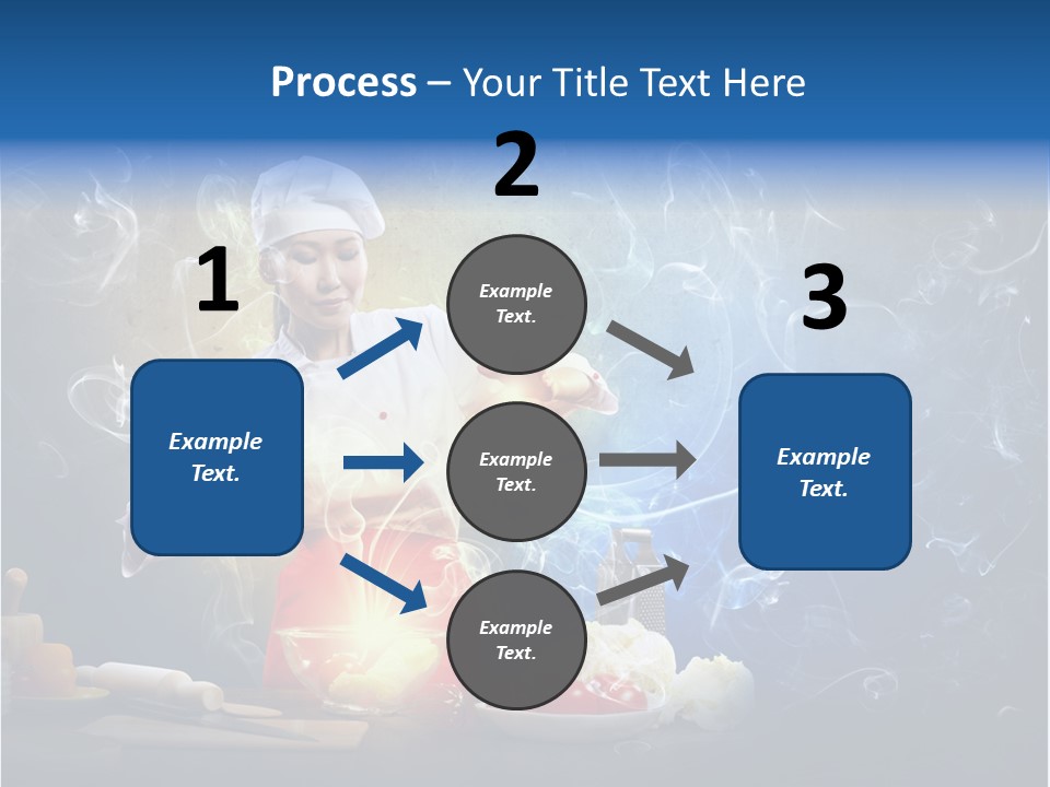 Bowl Young Witch PowerPoint Template