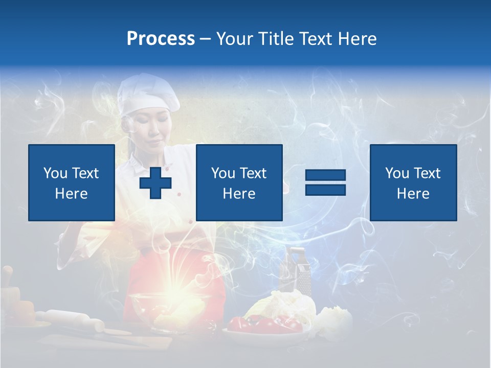 Bowl Young Witch PowerPoint Template