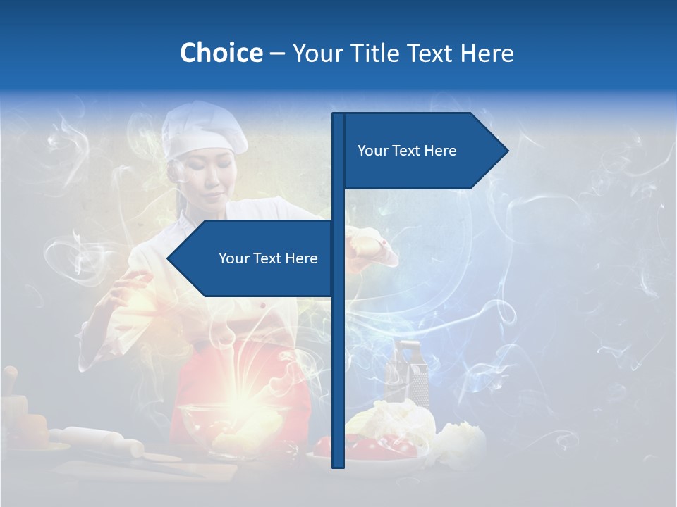 Bowl Young Witch PowerPoint Template