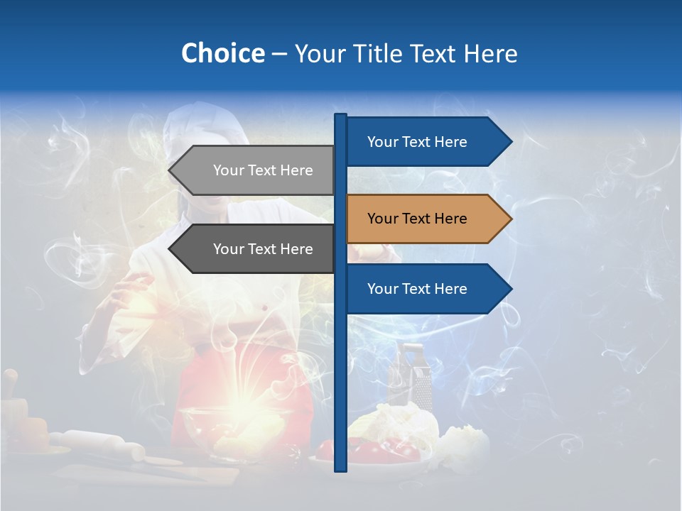 Bowl Young Witch PowerPoint Template