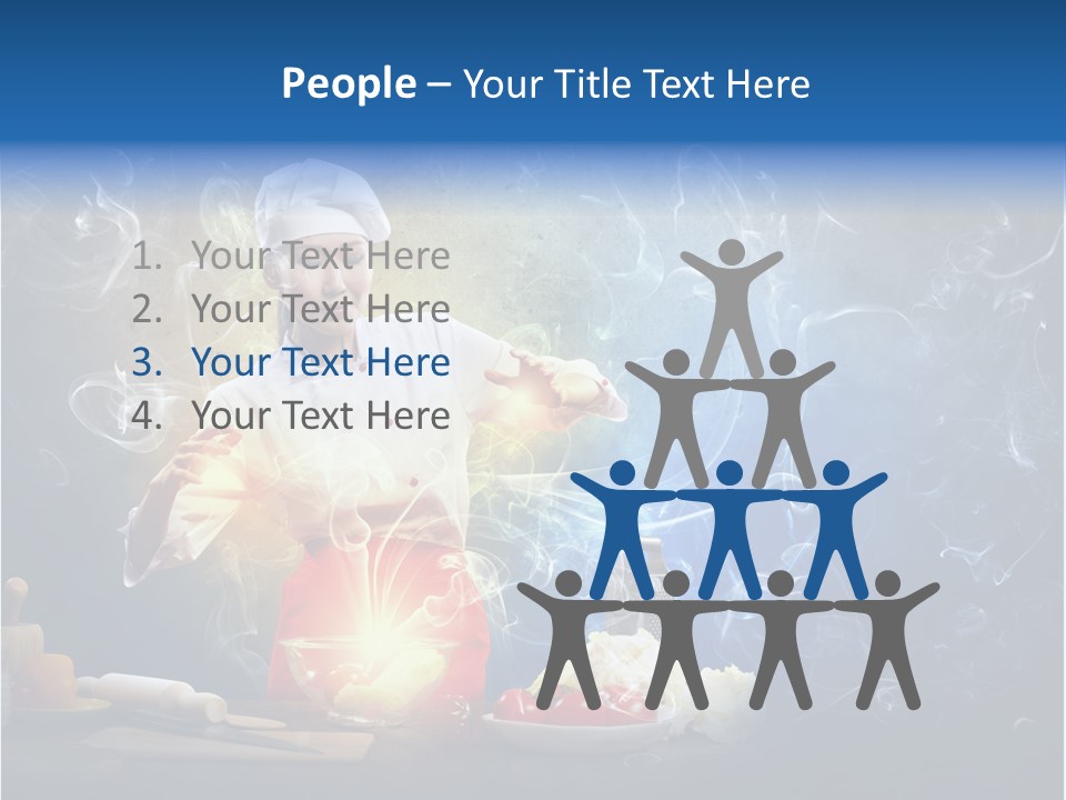 Bowl Young Witch PowerPoint Template