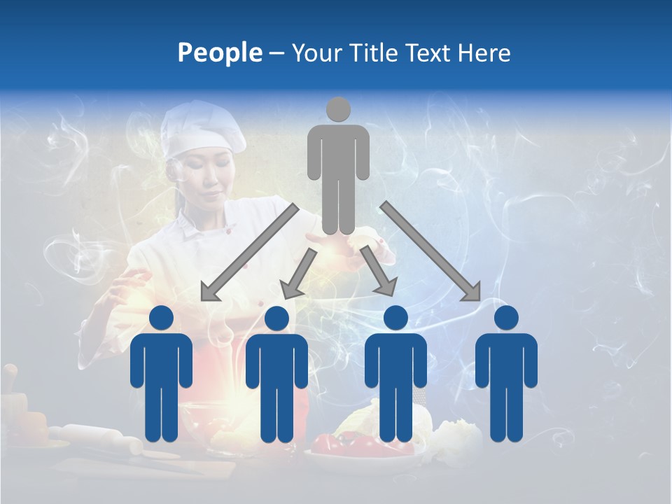 Bowl Young Witch PowerPoint Template