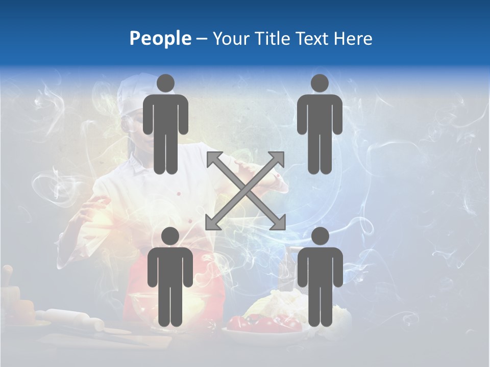 Bowl Young Witch PowerPoint Template