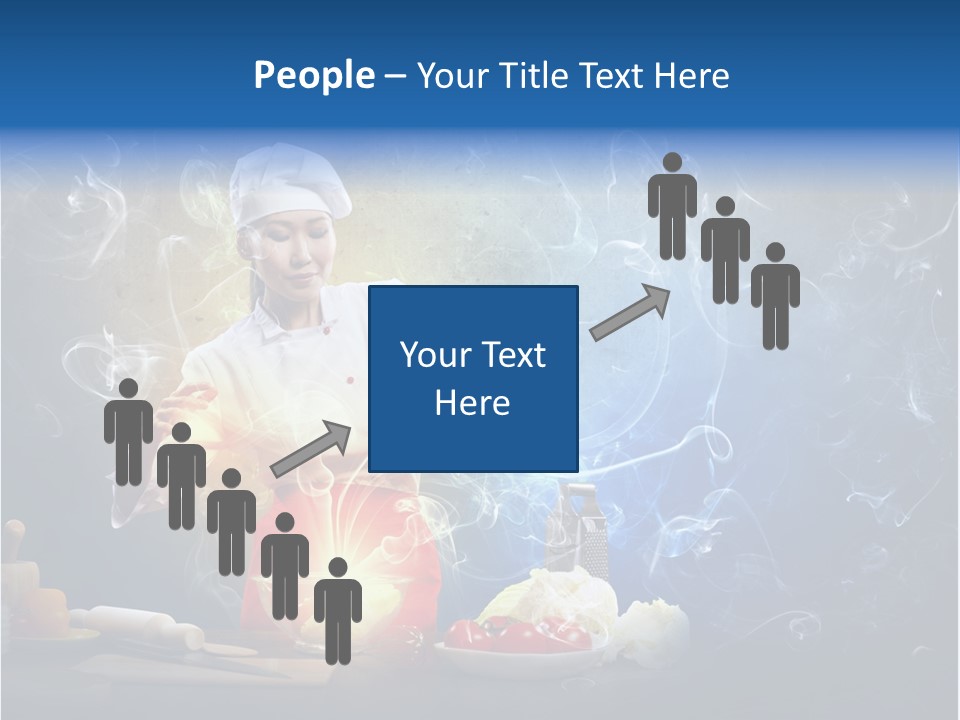 Bowl Young Witch PowerPoint Template