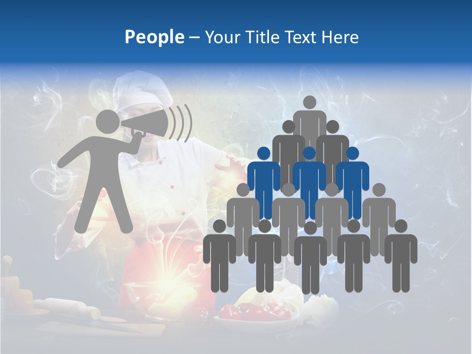 Bowl Young Witch PowerPoint Template