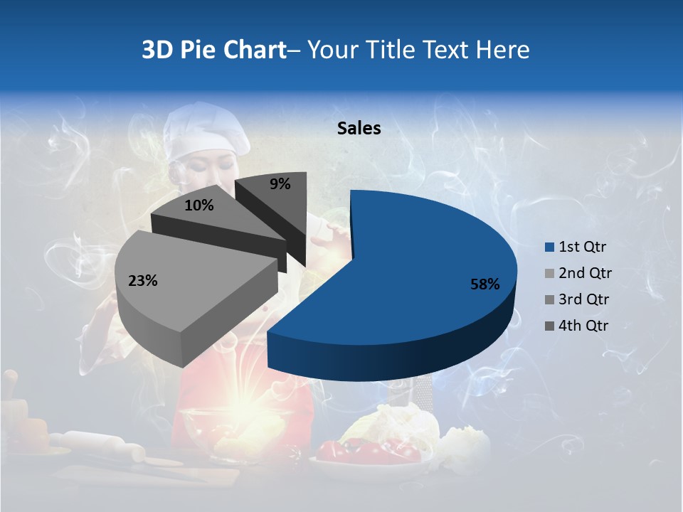 Bowl Young Witch PowerPoint Template