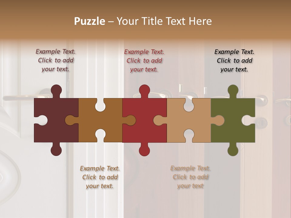 Plank Architecture Doors PowerPoint Template