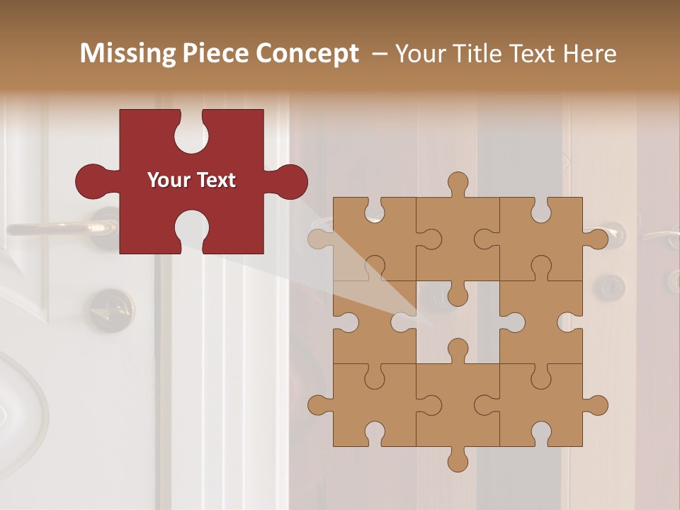 Plank Architecture Doors PowerPoint Template