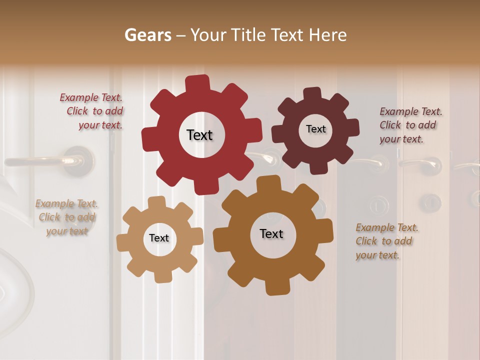 Plank Architecture Doors PowerPoint Template