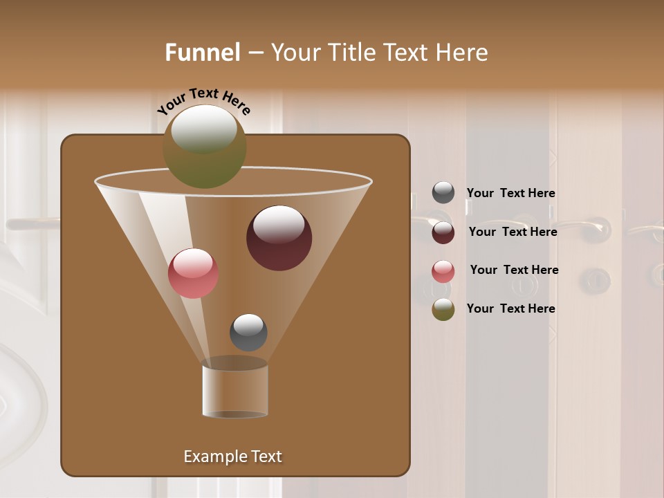 Plank Architecture Doors PowerPoint Template
