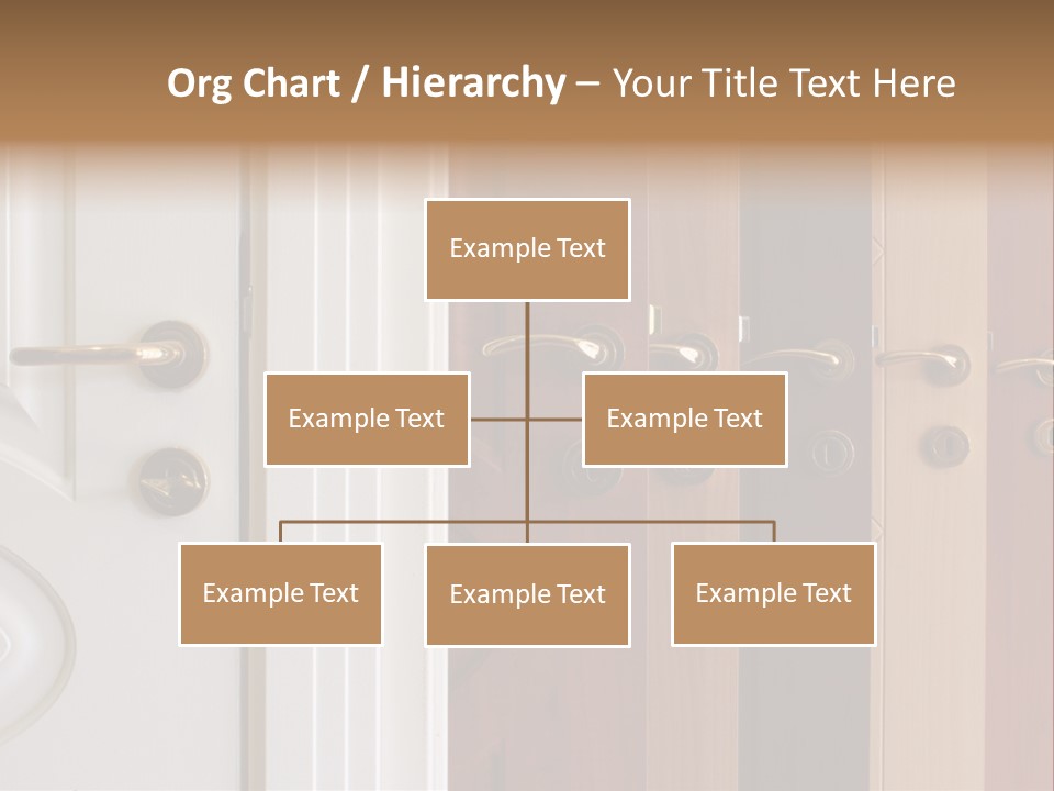 Plank Architecture Doors PowerPoint Template