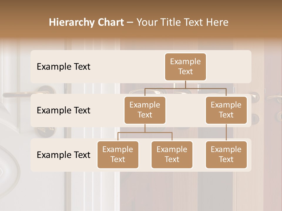 Plank Architecture Doors PowerPoint Template