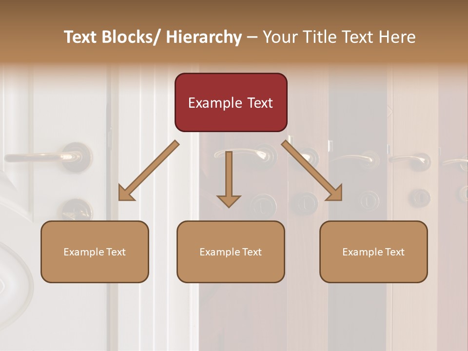 Plank Architecture Doors PowerPoint Template