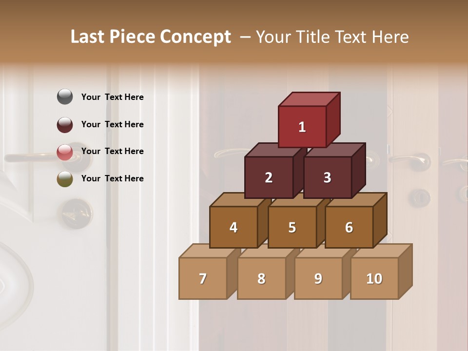 Plank Architecture Doors PowerPoint Template