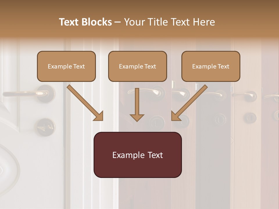Plank Architecture Doors PowerPoint Template