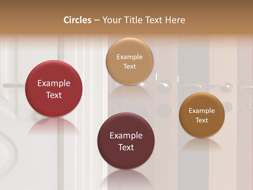 Plank Architecture Doors PowerPoint Template
