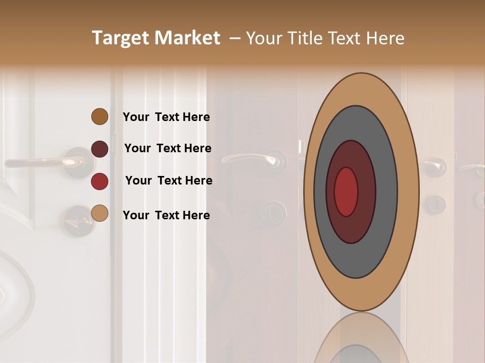 Plank Architecture Doors PowerPoint Template