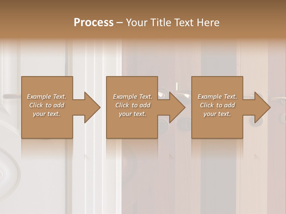 Plank Architecture Doors PowerPoint Template