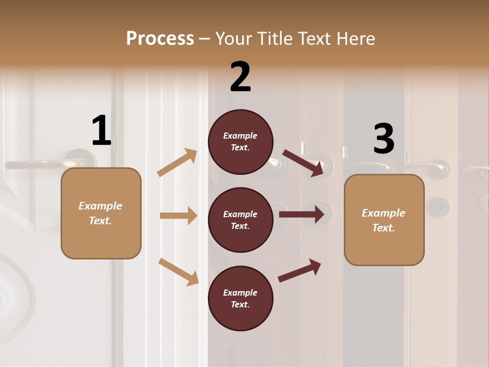 Plank Architecture Doors PowerPoint Template