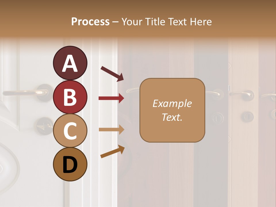 Plank Architecture Doors PowerPoint Template
