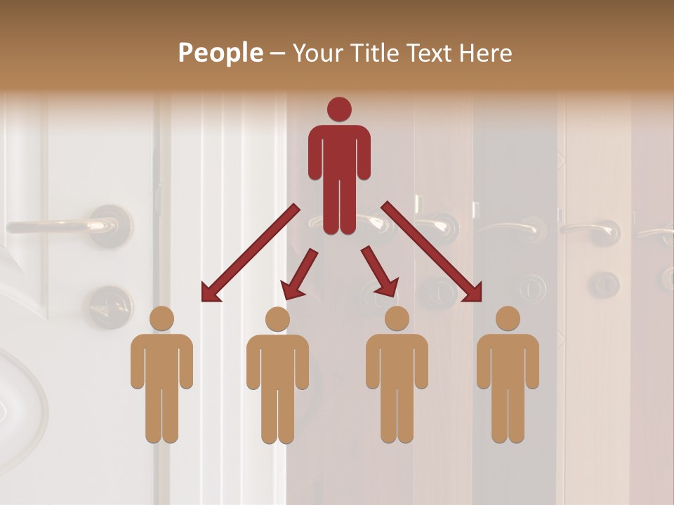 Plank Architecture Doors PowerPoint Template