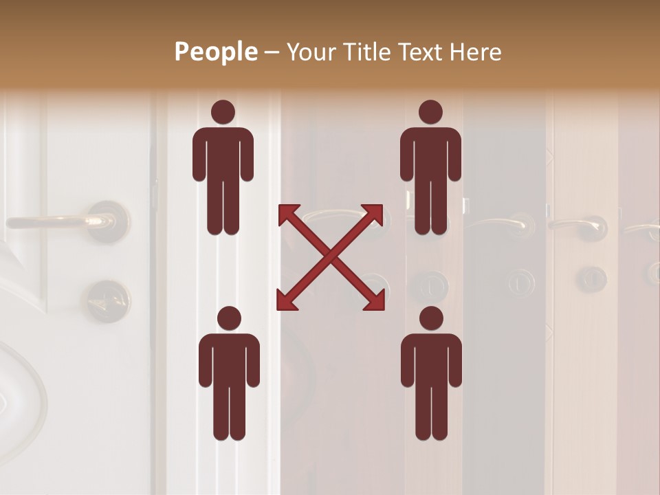 Plank Architecture Doors PowerPoint Template