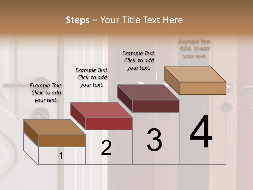 Plank Architecture Doors PowerPoint Template