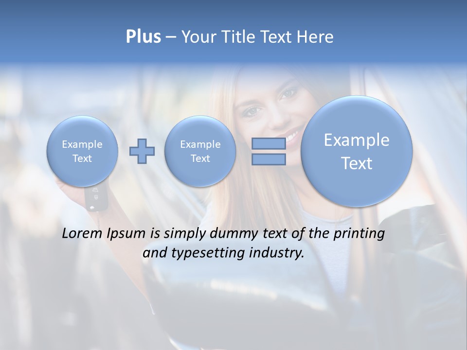 Happy Buying Carefree PowerPoint Template