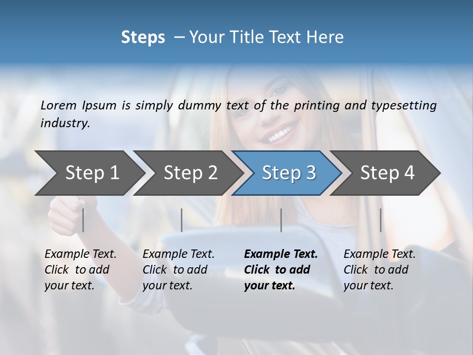 Outdoors Journey Positive PowerPoint Template