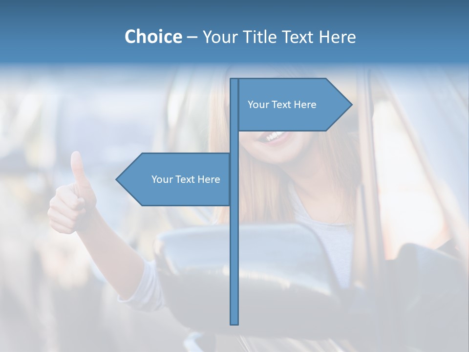 Outdoors Journey Positive PowerPoint Template