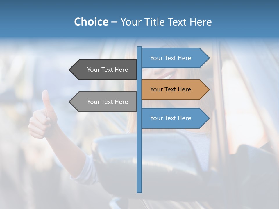 Outdoors Journey Positive PowerPoint Template