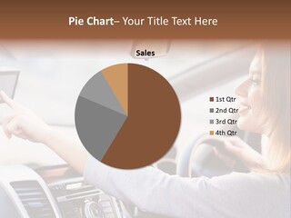 Happy Car Global Positioning System PowerPoint Template