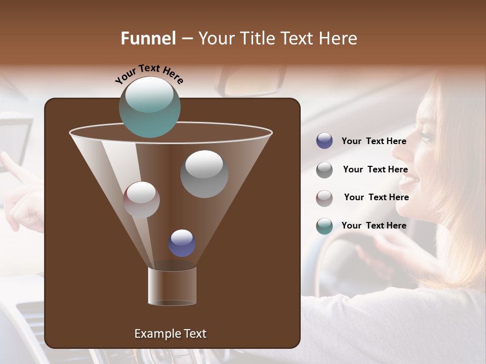 Happy Car Global Positioning System PowerPoint Template