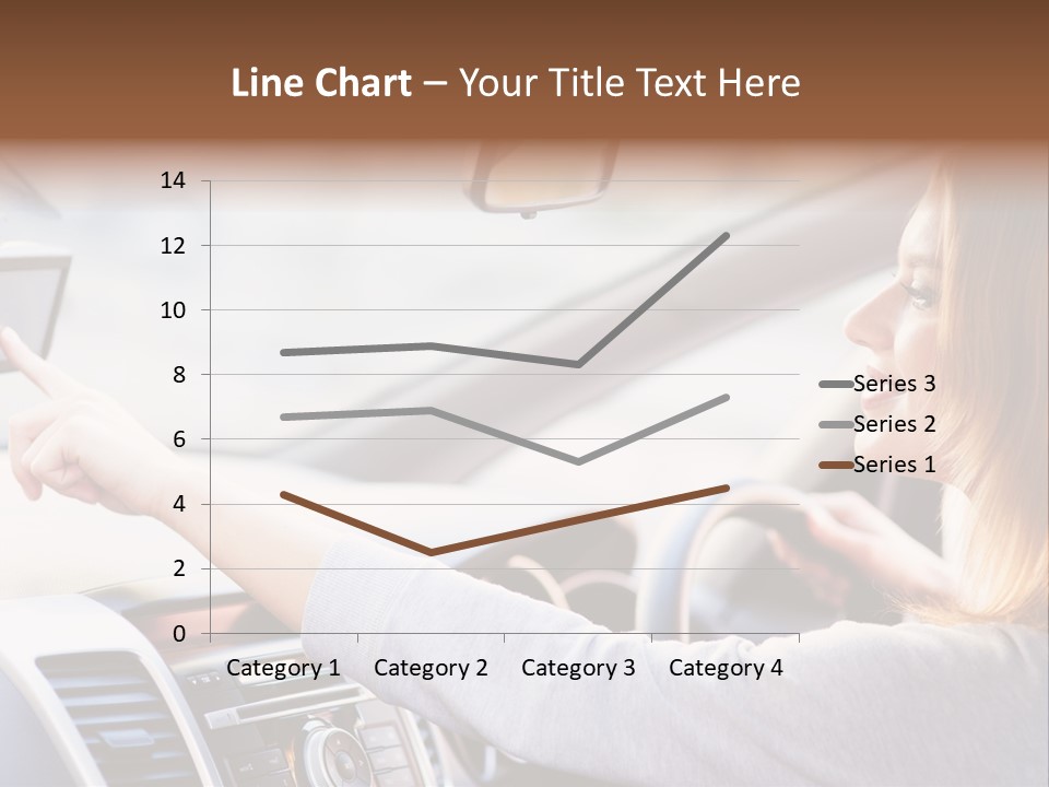 Happy Car Global Positioning System PowerPoint Template