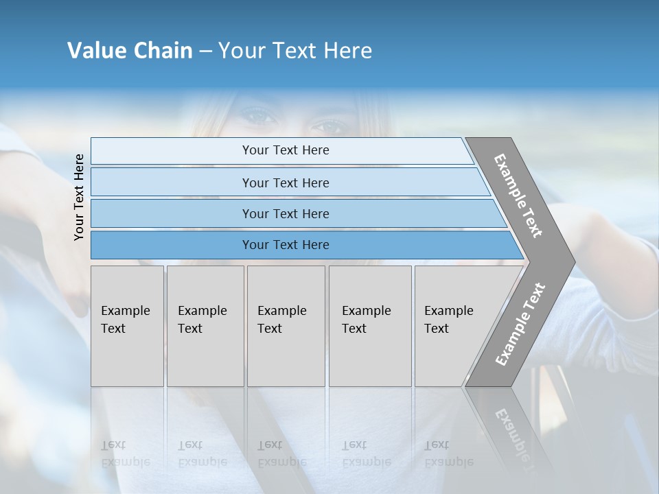 Female Car Keys Transport PowerPoint Template