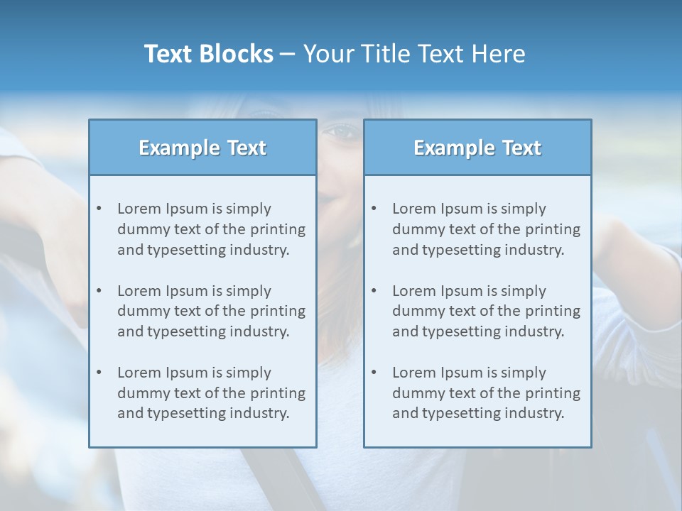 Female Car Keys Transport PowerPoint Template