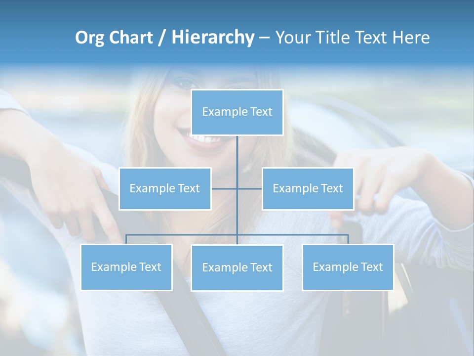 Female Car Keys Transport PowerPoint Template