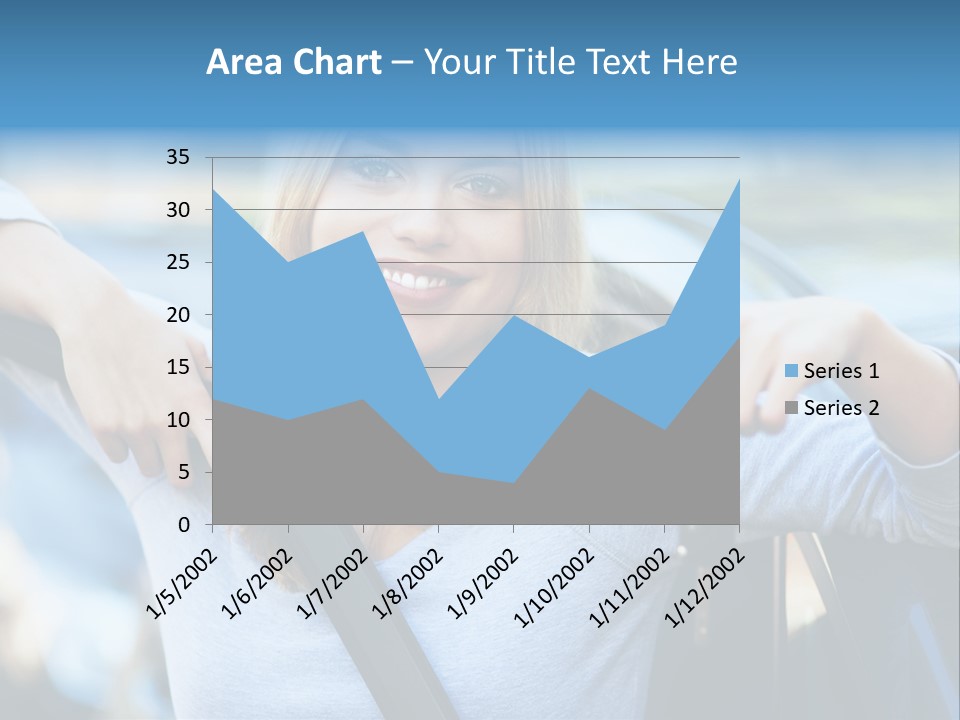 Female Car Keys Transport PowerPoint Template