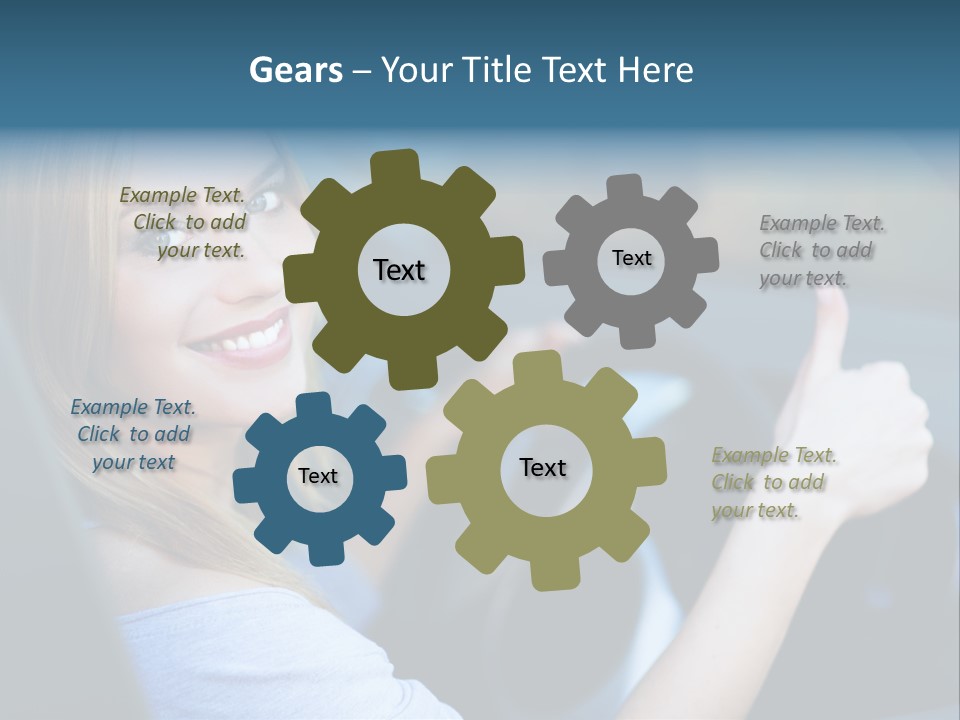 Thumbs Up Lifestyle Beautiful PowerPoint Template