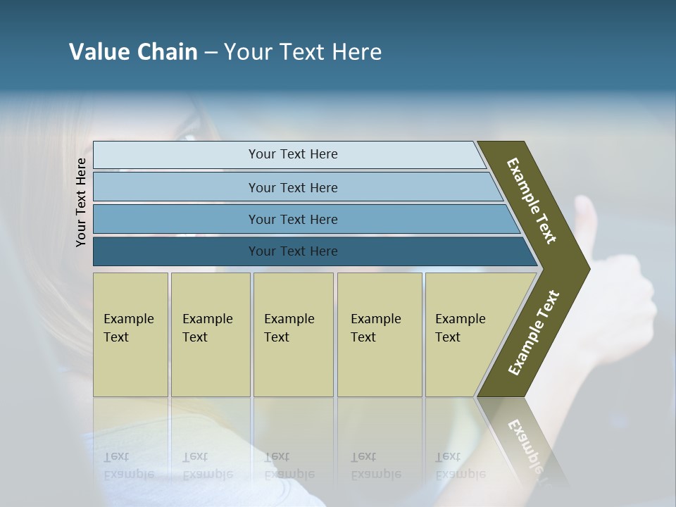 Thumbs Up Lifestyle Beautiful PowerPoint Template