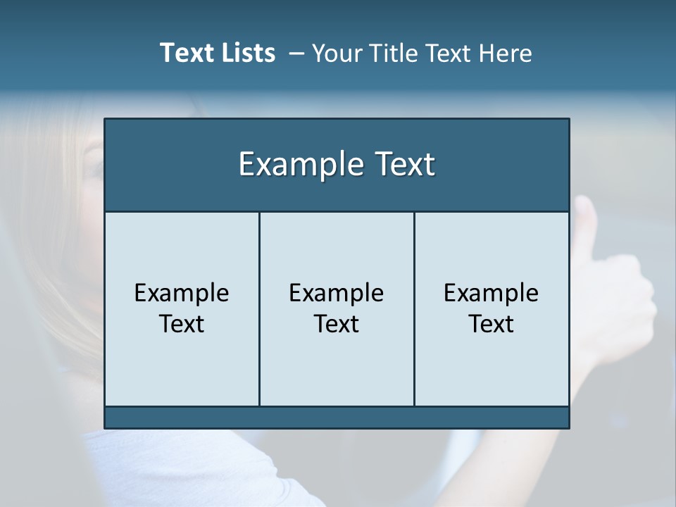 Thumbs Up Lifestyle Beautiful PowerPoint Template