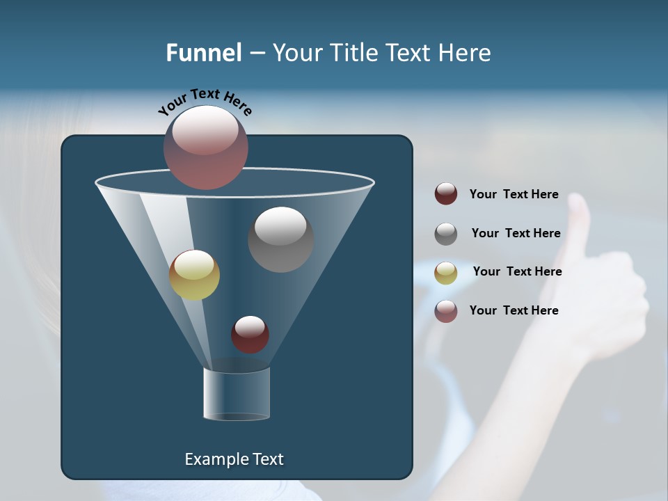 Thumbs Up Lifestyle Beautiful PowerPoint Template